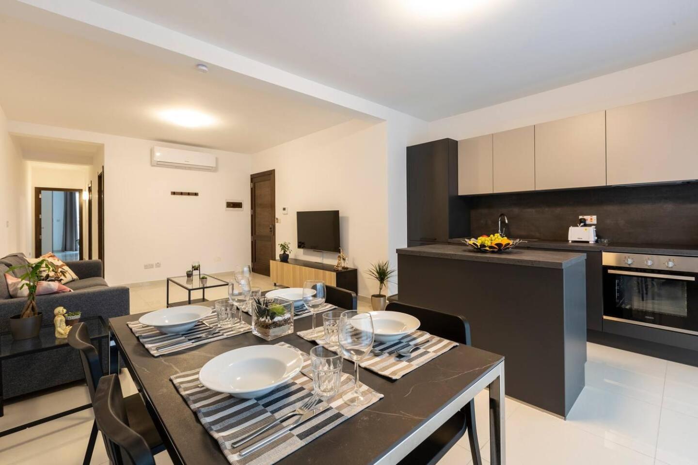 Beautiful Modern Central 2Br Apt Ta Xbiex Exterior foto